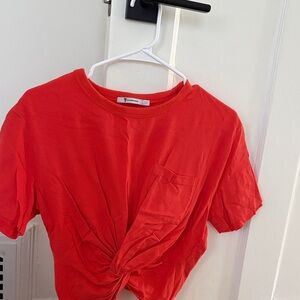 Alexander Wang Vibrant Red Top